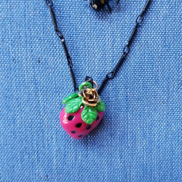 Betsey Johnson Vintage Quad-Strand Charm Necklace - EPC - Picture 7 of 8